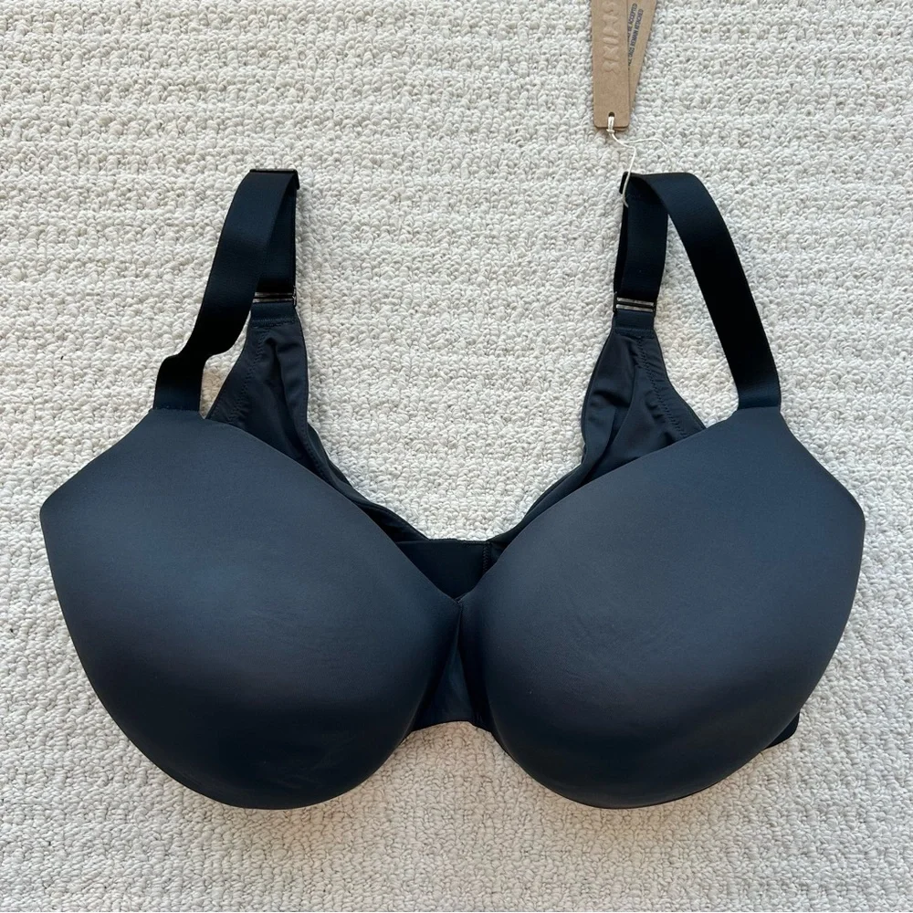 SKIMS Smoothing Intimates Full Coverage Onyx Bra 38H - Picture 3 of 7